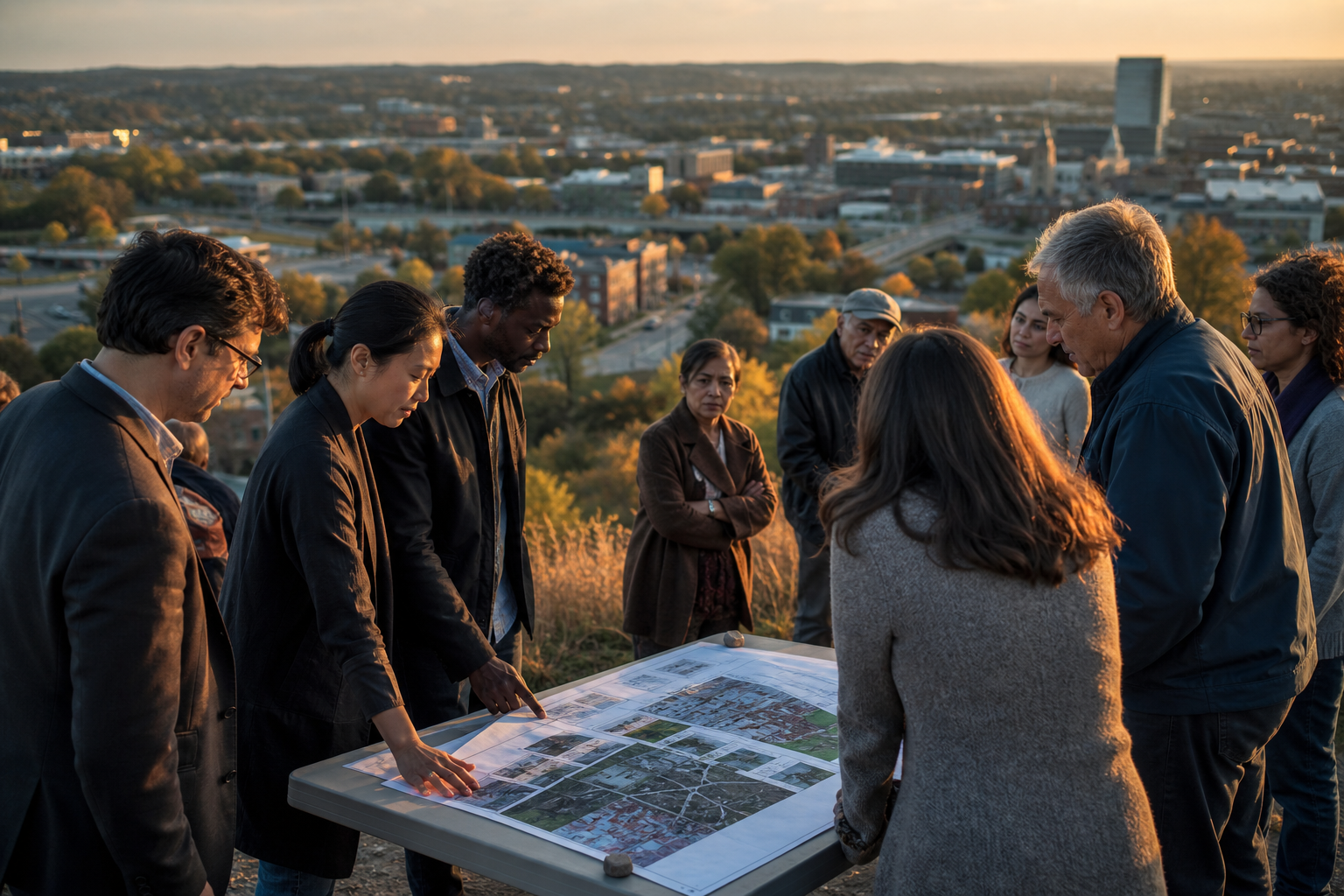 Development site and neighborhood context for investment judgment
