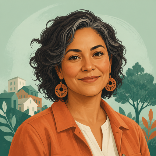 Illustrated portrait representing the Community coalition — Social